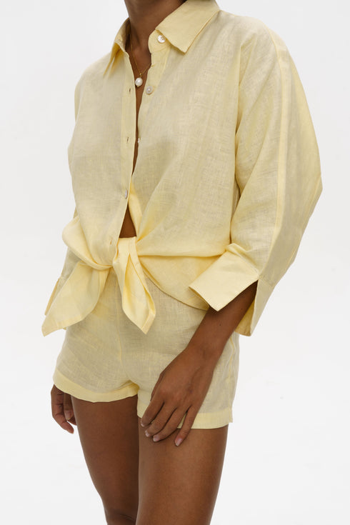 BASIC LINEN SHIRT